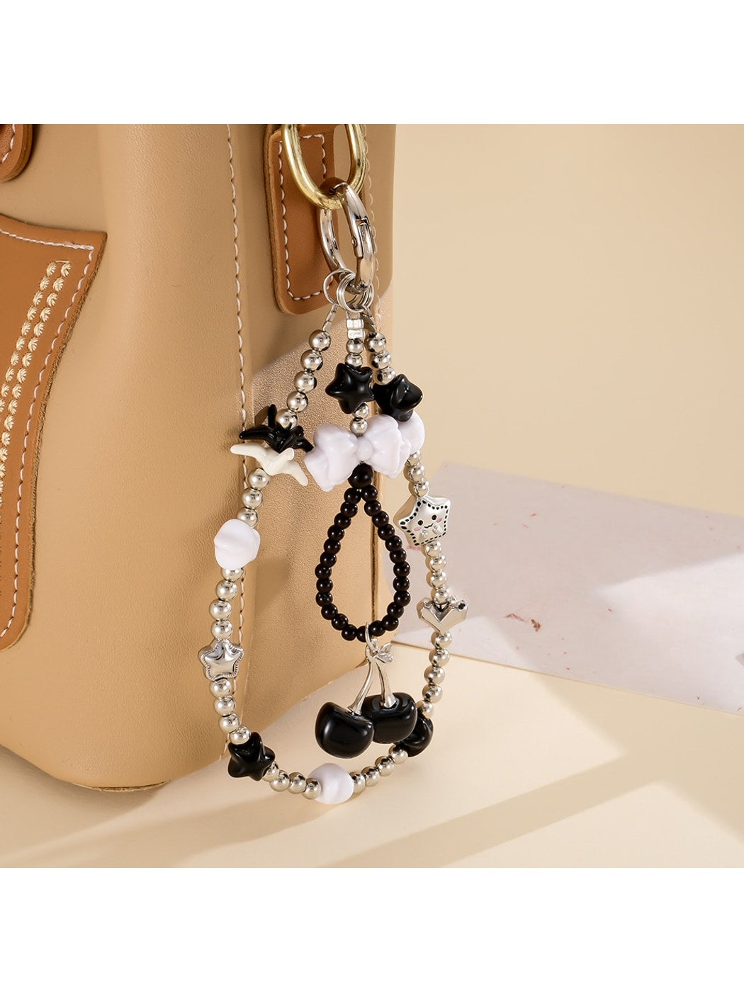 Keypus - Decorative Acrylic Bead Star Purse Charm Keychain