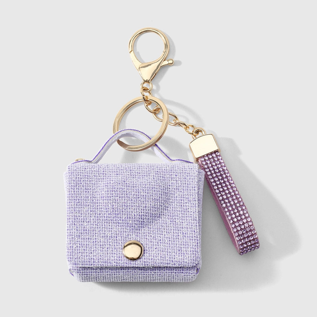 Keypus - Sparkly Heart Mini Bag Design Keychain
