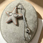 Keypus - Minimalist Artificial Leather Star Keychain