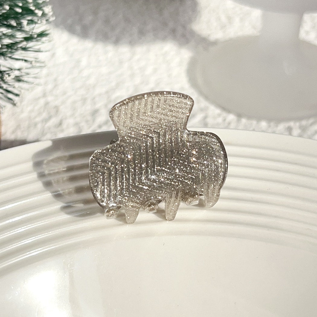 Beau - Christmas Santa and Penguin Claw Clip