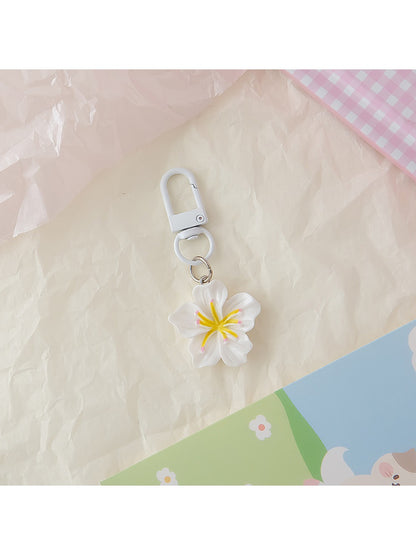 Keypus - Macaron Colored Cherry Blossom Keychain