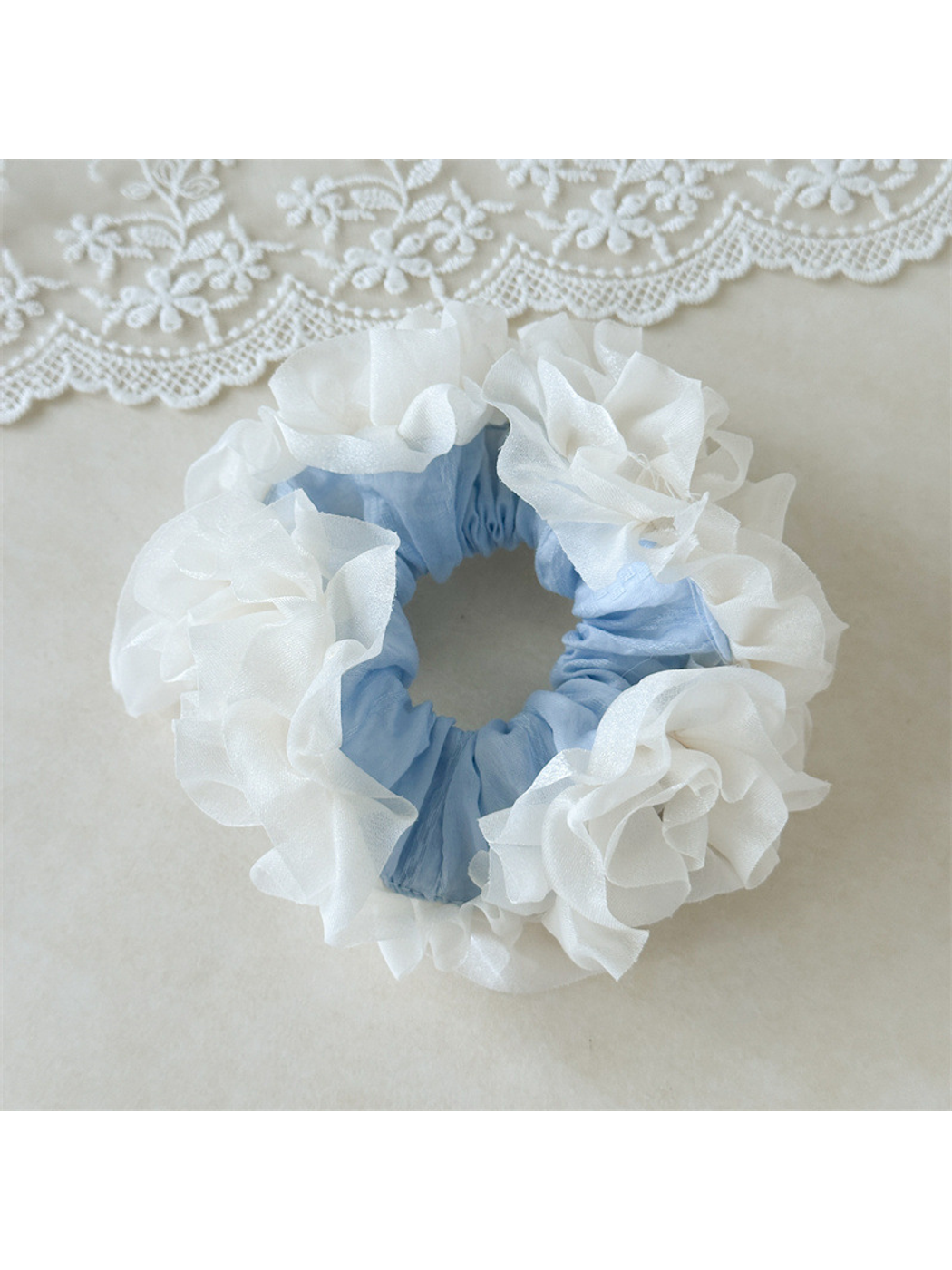 Gifty - High Elastic Ruffle Ballet Style Scrunchie