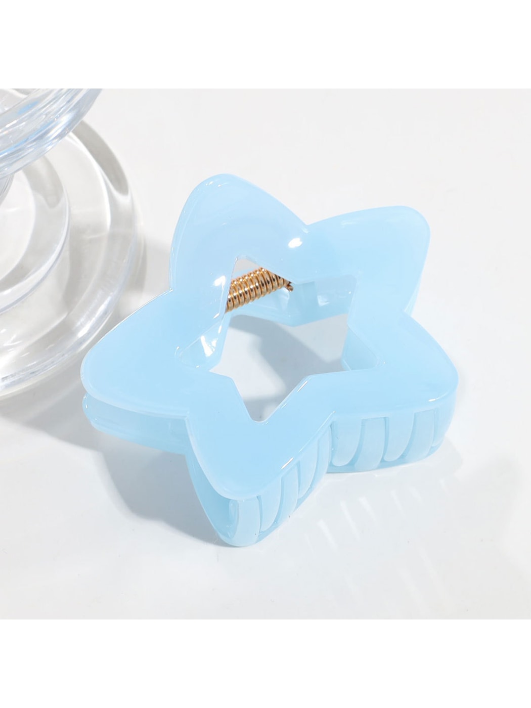 Beau - Sweet Style Star-Shaped Plastic Alloy Claw Clip