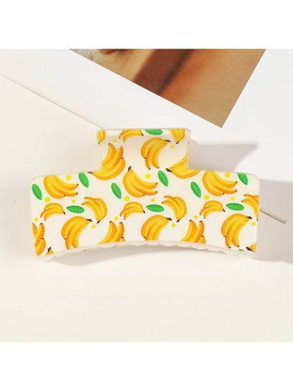 Beau - Large Fruit Themed Shark Hair Clip
