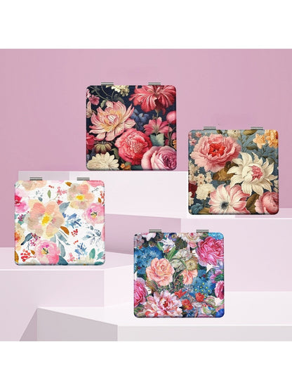 Mirroray - Oil Painting Illustration Square Vanity Mirror