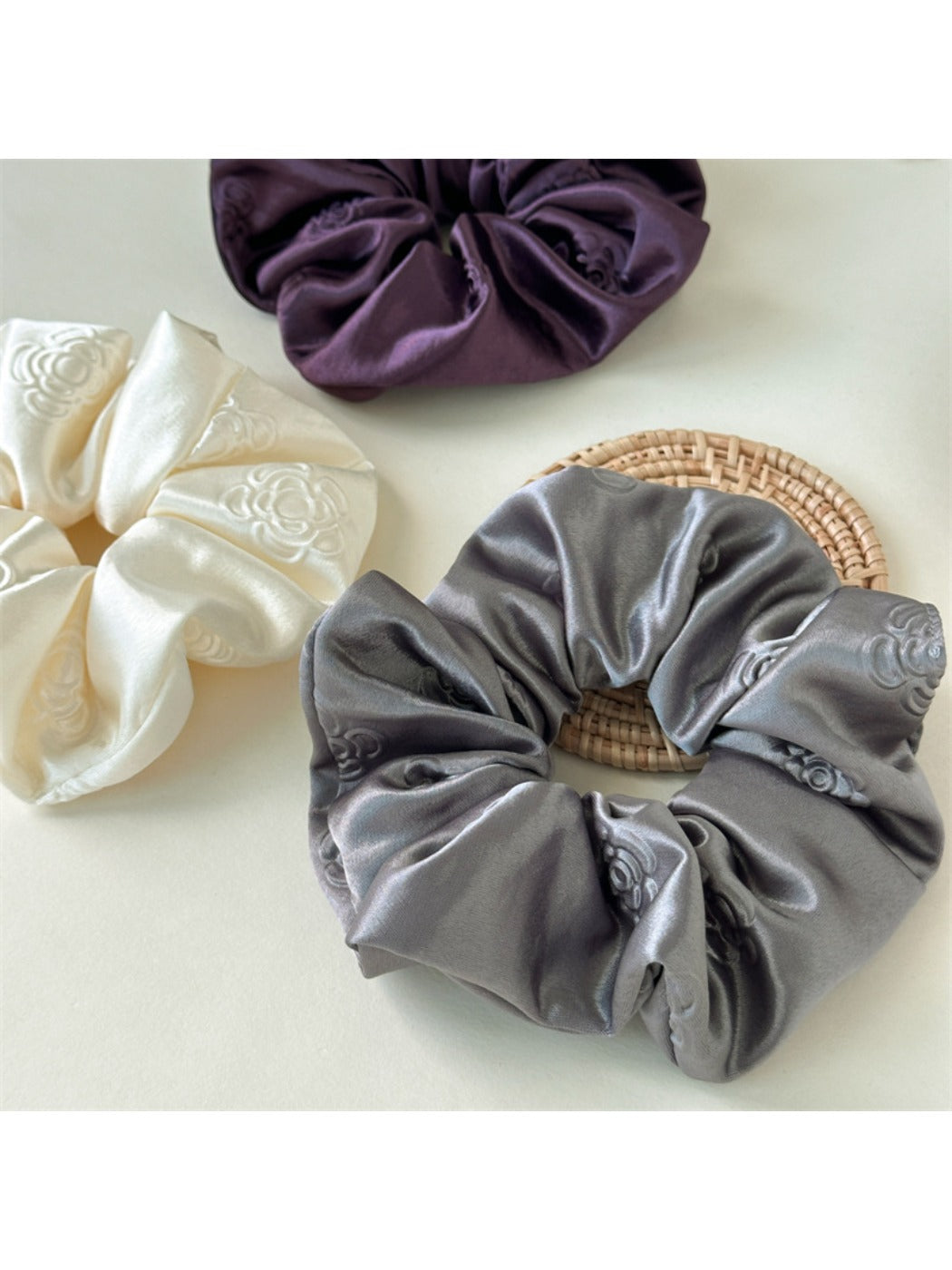 Gifty - Satin Scrunchies  Hair Ties