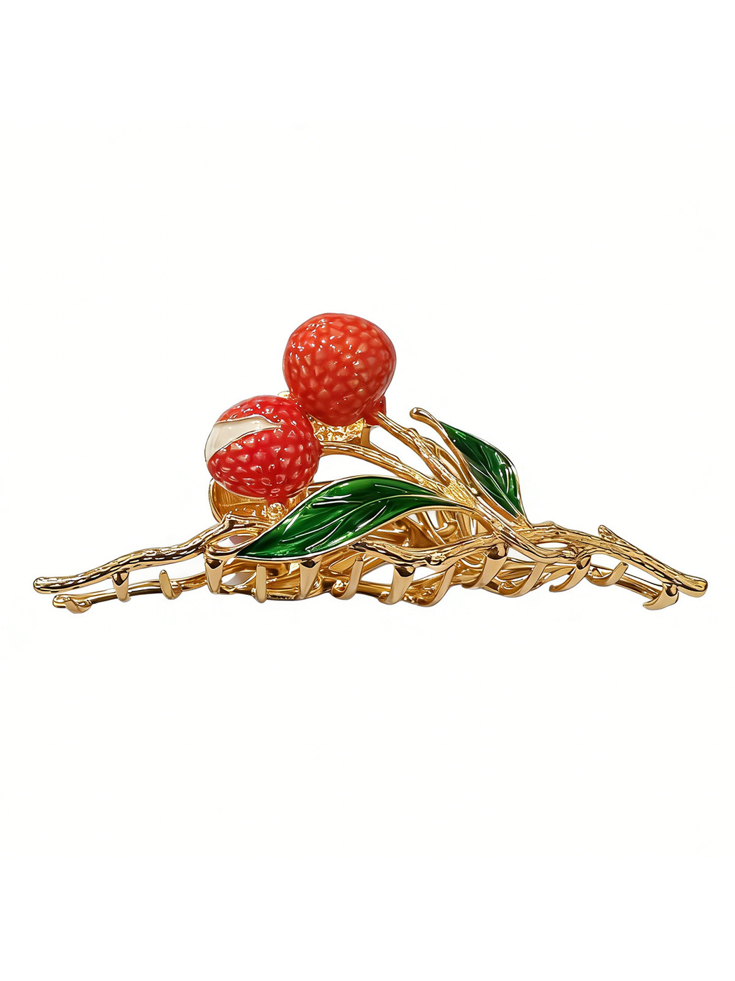 Beau - Lychee Shape Vintage Alloy Hair Clip