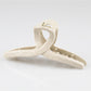 Beau - Minimalist Solid Color Crisscross Claw Clip