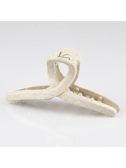 Beau - Minimalist Solid Color Crisscross Claw Clip