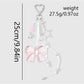 Keypus - Y2K Acrylic Bow Heart Star Dangle Keychain