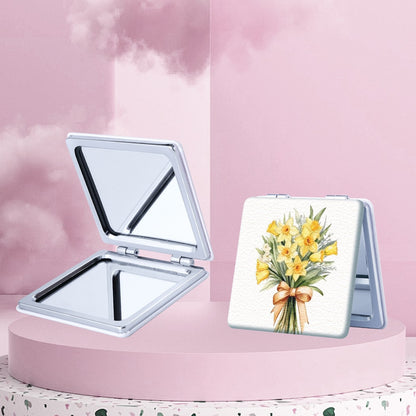 Mirroray - PU Frame Compact Folding Vanity Mirror