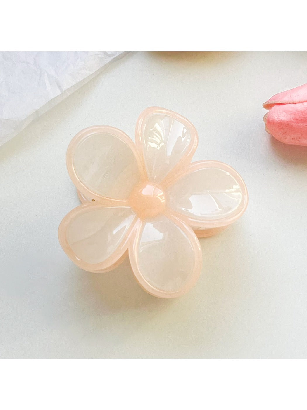 Beau - Egg Shaped Jelly Colored Hair Clip