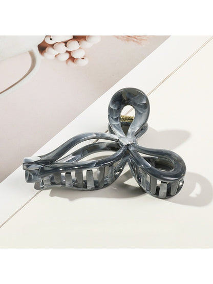 Beau - Openwork Bow Shaped Hair Claw Clip