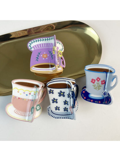Beau - Sweet Coffee Cup-Shaped Hair Clip