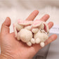 Feltery - Cute 3D Bunny Plush Keychain Bag Charm
