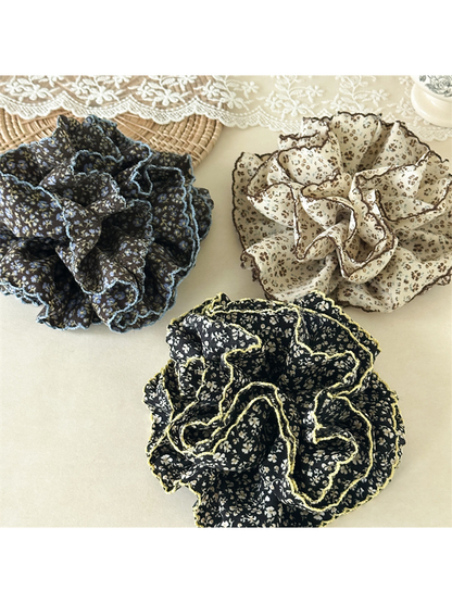 Gifty - Sweet Style Printed Ruffle Scrunchie