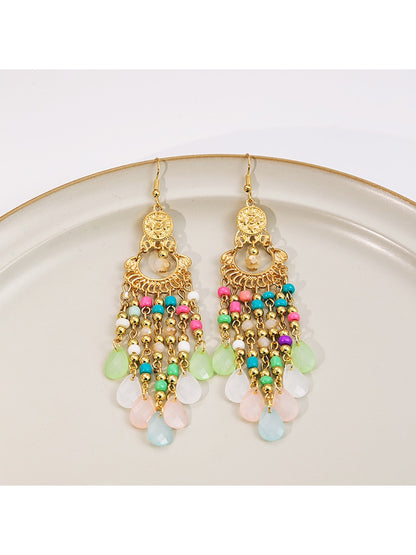 Earedge - Bohemian Openwork Tassel Earrings