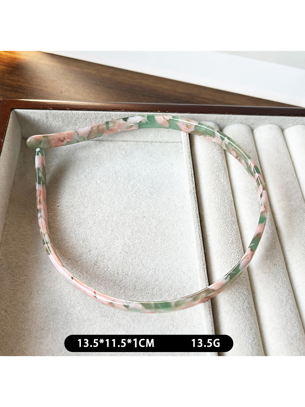 Gifty - Fashion Acetate Geometric Ring Accent Headband