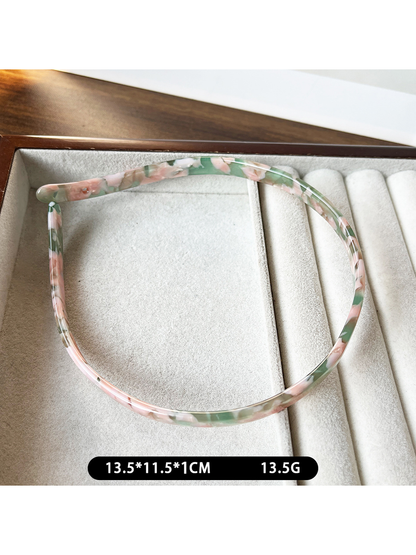 Gifty - Fashion Acetate Geometric Ring Accent Headband