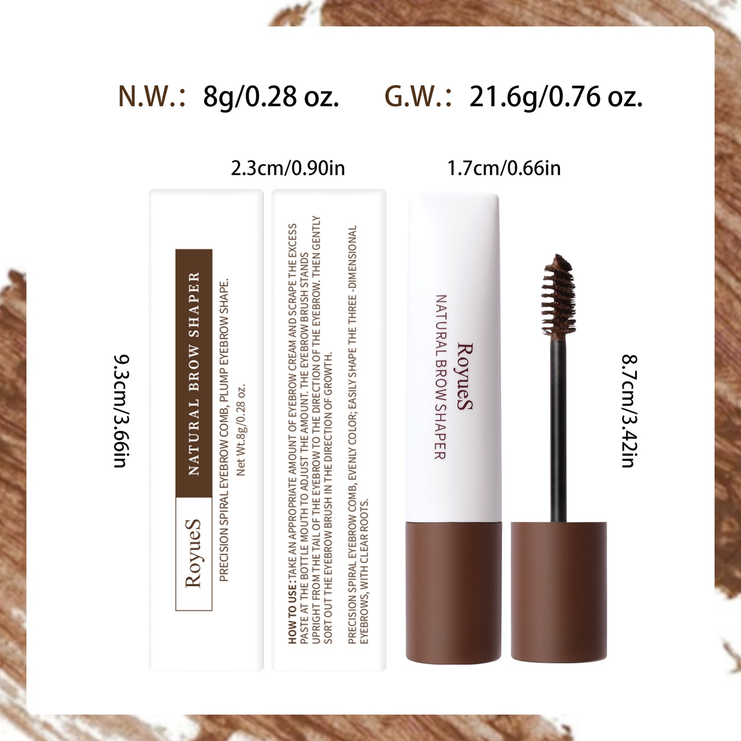 Natural Brow Shaper Waterproof and Silky