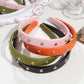 Gifty - PU Leather Studded Retro Style Headband