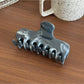 Beau - Marbled Plastic Geometric Line Claw Clip