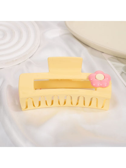 Beau - Plastic Alloy Square Hair Claw Clip