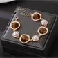 Lovra - Retro Oval and Round Link Dressy Alloy Bracelet