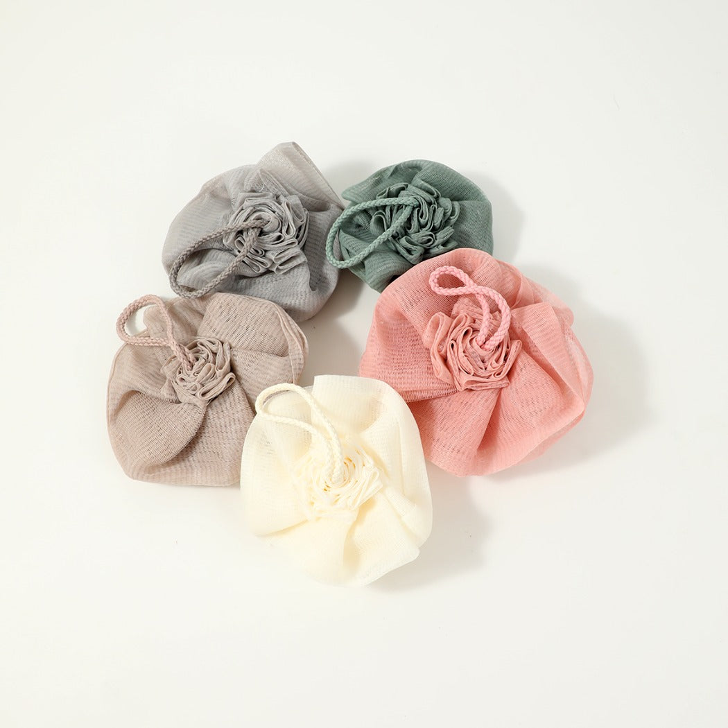 Papo - Rose Shaped Bath Pouf