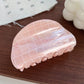 Beau - Plaid PVC Semi-Round Claw Hair Clip