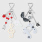 Keypus - Y2K Polka Dot Music Theme Keychain