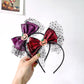 Gifty - Halloween Pumpkin Bow Hat Shaped Headband