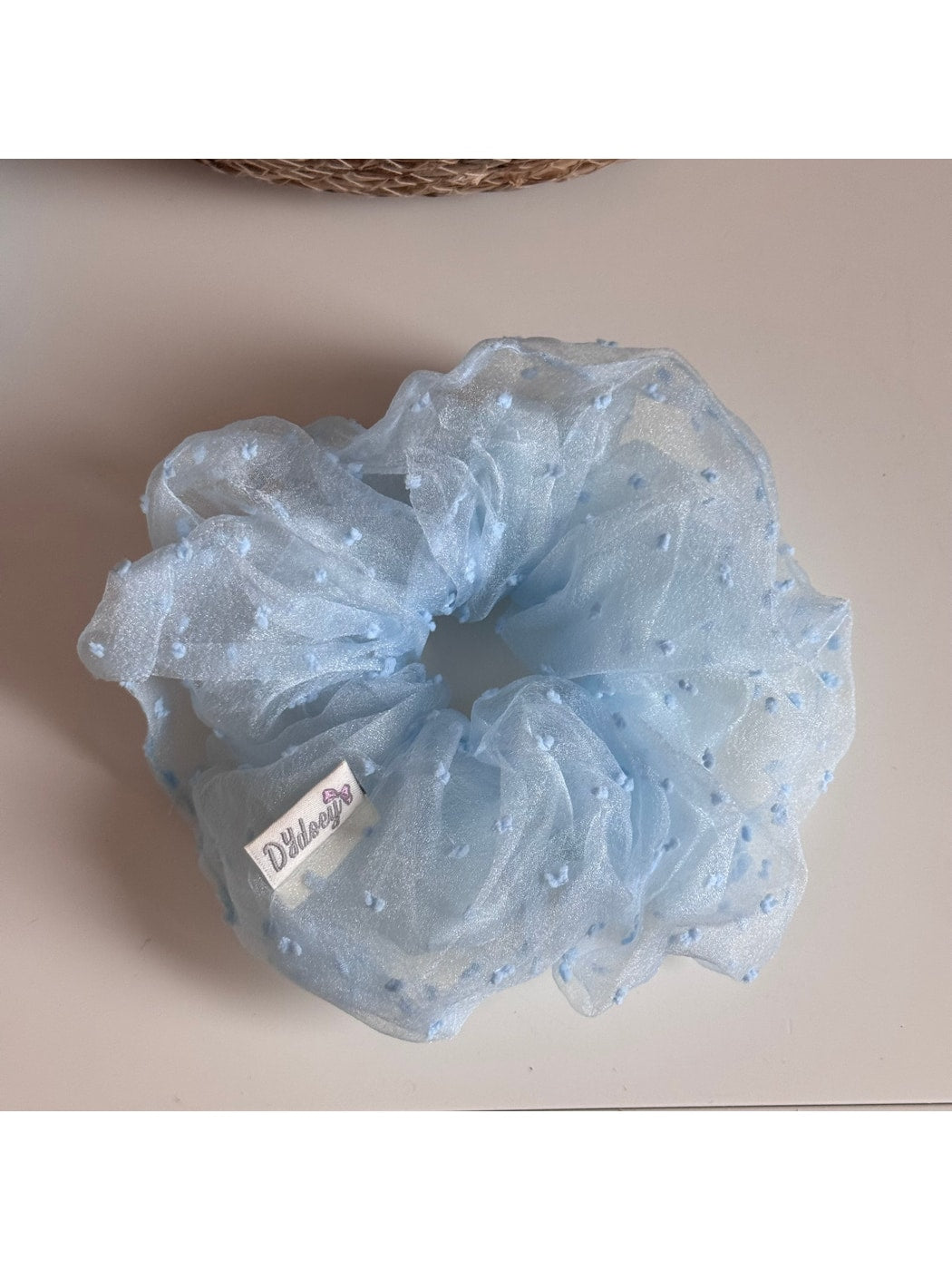 Gifty - Double Layer Dotted Sheer Scrunchie