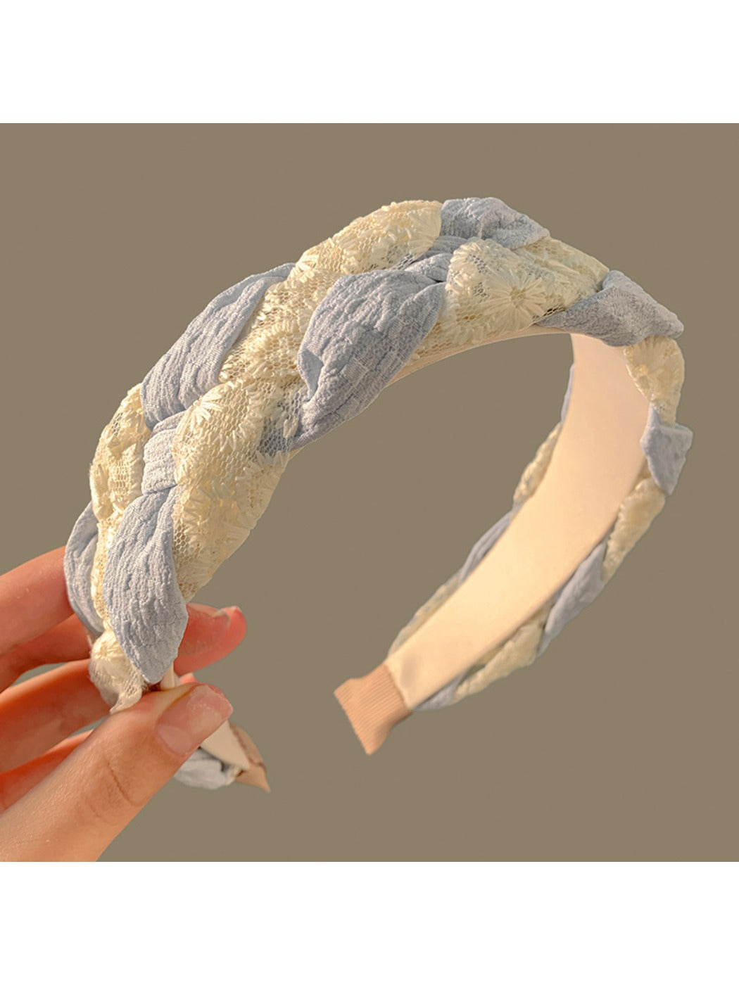 Gifty Happy Lace headband displayed on white background showing full shape and color