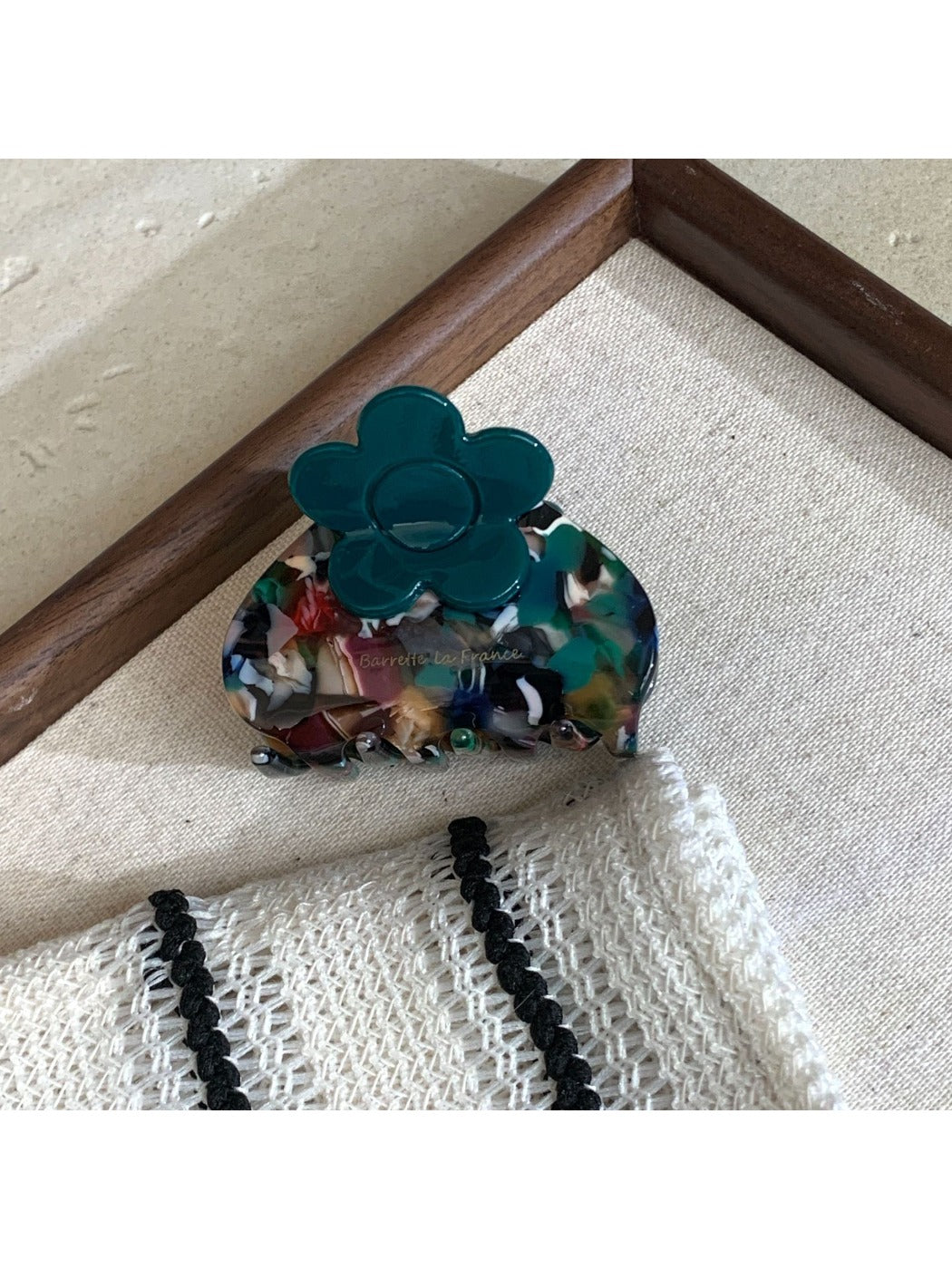 Beau - Stylish Acetate Flower Pattern Hair Clip