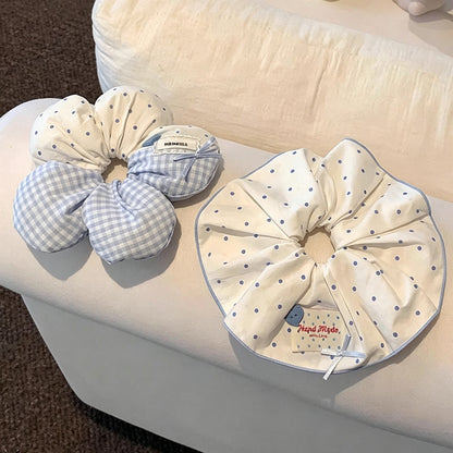 Gifty - Elegant Polka Dot Polyester Fabric Scrunchie