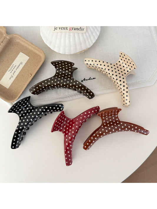 Beau - Minimal Geometric Polka Dot Claw Clip