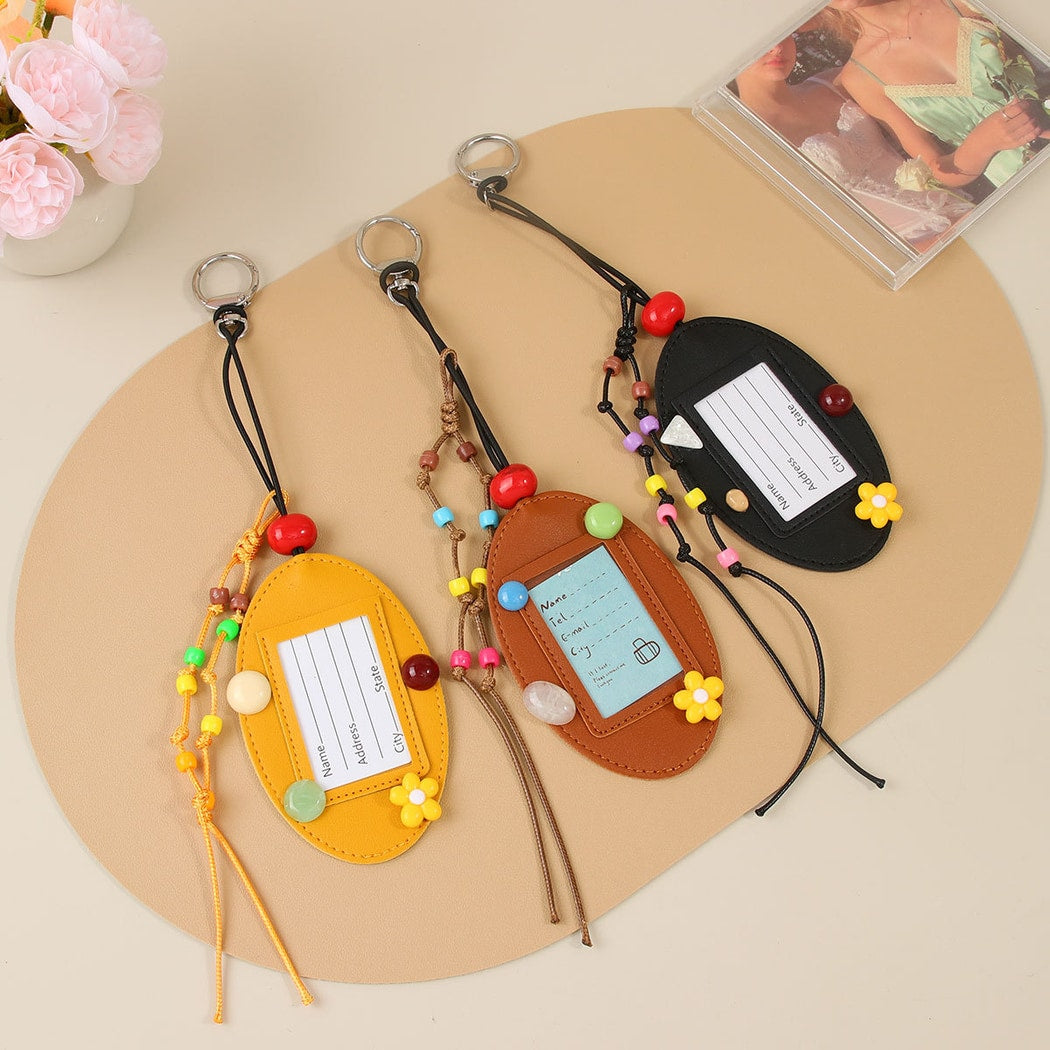 Keypus - PU Card Holder Style Bag Pendant Keychain