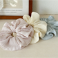 Gifty - Pleated Satin Look Ruffle Hair Scrunchie