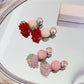 Beau - Strawberry Beaded Fruit Design Bang Hair Clip