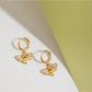 Earedge - Bee Motif Drop Earrings