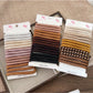 Gifty - Minimalist Braided Hair Ties Set Thick Scrunchies