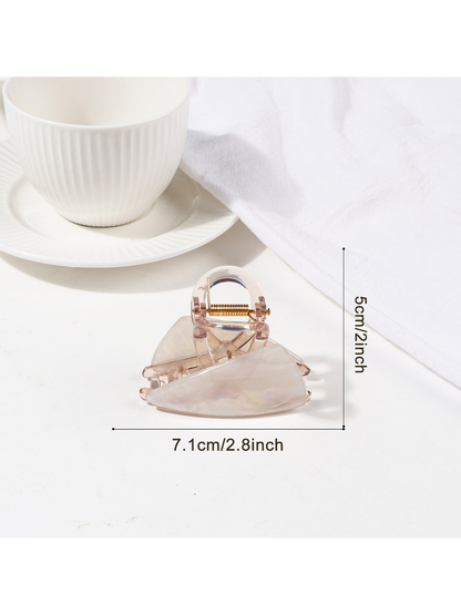 Beau - Asymmetrical Triangle Transparent Hair Clip