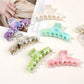 Beau - Marble Swirl Triangle PC Claw Hair Clip