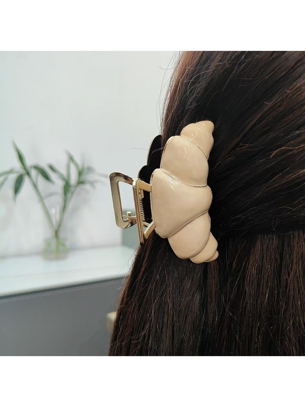 Beau - Metal Solid Color Hair Clip