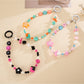 Keypus - Color Block Square Bead Beaded Phone Charm