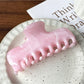 Beau - Marbled Finish Geometric Fashion Hair Claw Clip
