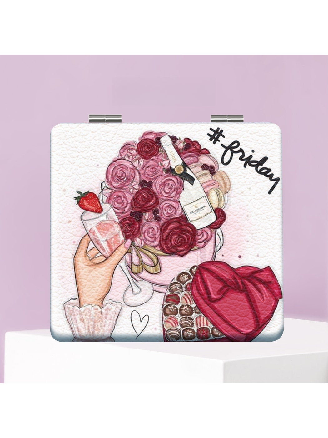 Mirroray - Stiletto Print Compact Mirror