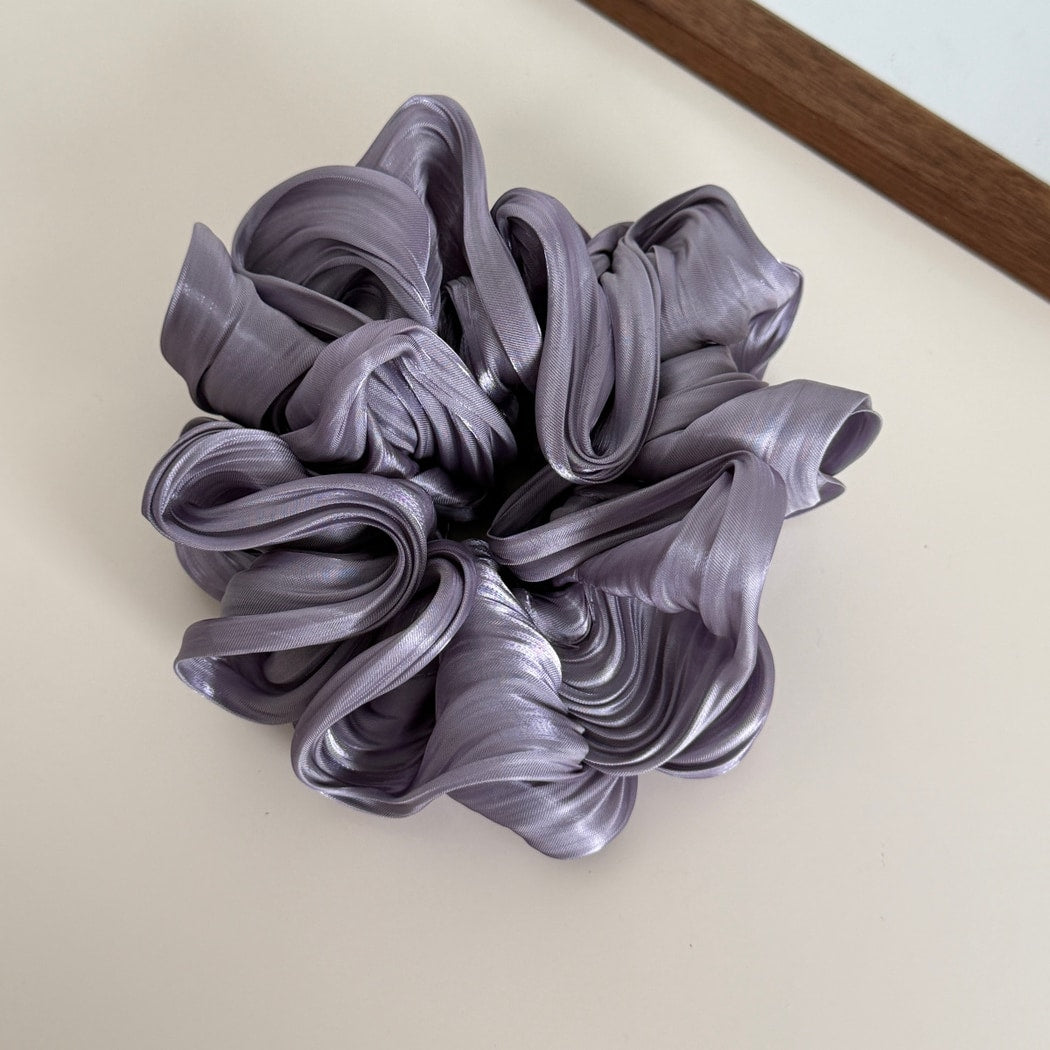 Gifty - Polyester Satin Look Layered Scrunchie