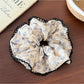 Gifty - Vintage Floral Trim Fabric Scrunchie
